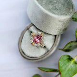 Platinum Ring With a 3.31Ct Natural Oval Sapphire